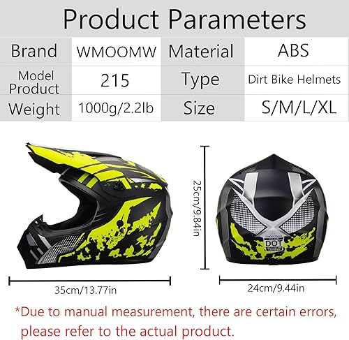Miniatura 9 de Casco de motocicleta de motocross de cara completa para deportes al aire libre, carreras todoterreno, bicicleta de montaña, hombres y mujeres, casco
