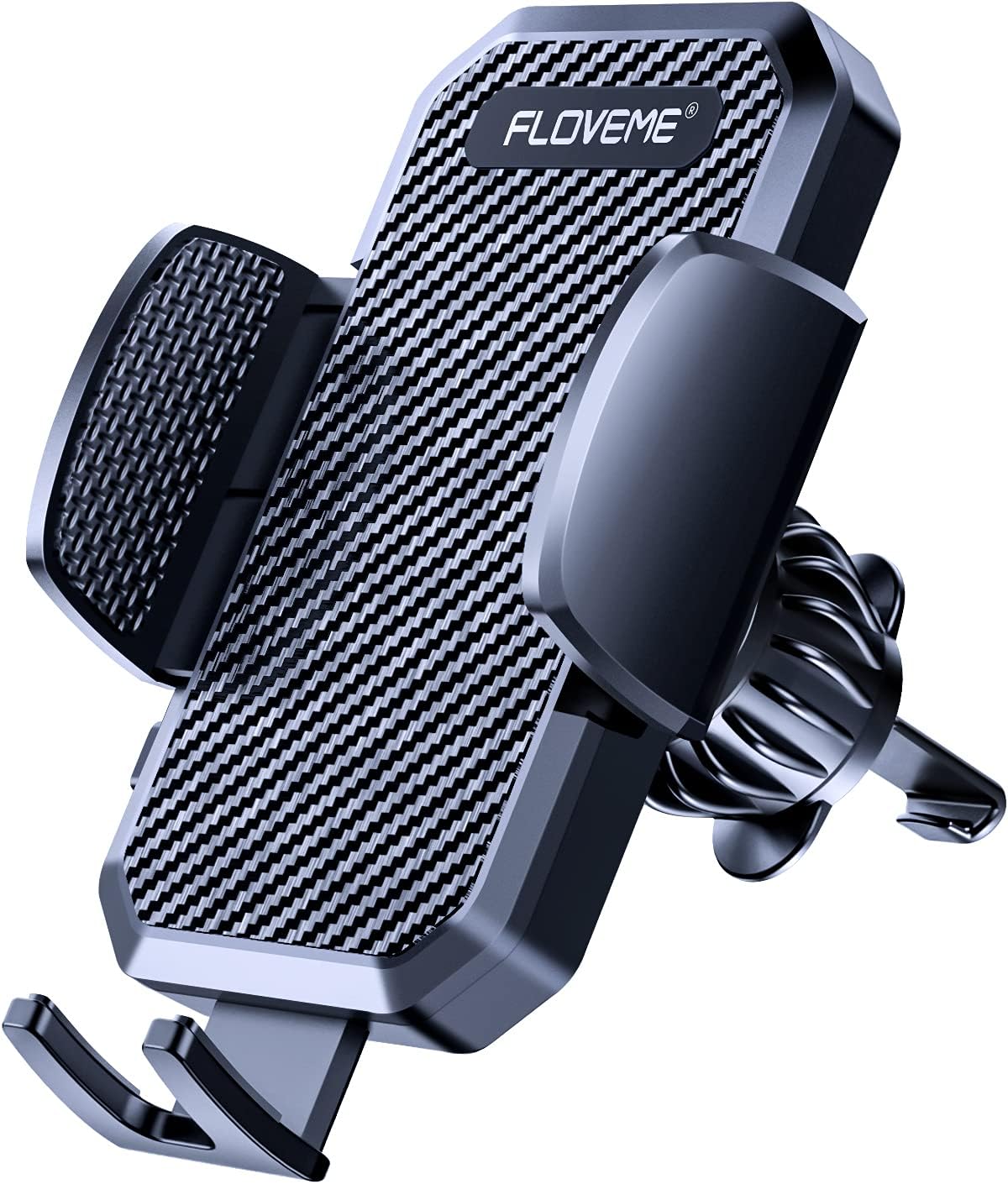 FLOVEME Car Phone Holder Mount, Universal Cell Phone Holder for Car, Upgraded Clip for Car Vent Phone Mount Compatible with iPhone Samsung and More