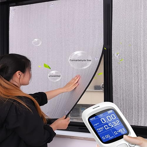 Miniatura 6 de Reusable Reflective Aluminum Foil Insulation Film Radiant Barrier,Total Blackout Privacy Window Film,Non-Adhesive Heat Control Window Tinting