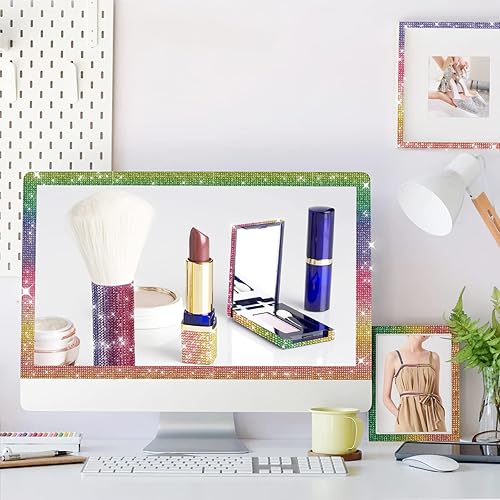 Miniatura 6 de 3 rollos de 6 m de cinta autoadhesiva con diamantes de imitación de cristal, cintas adhesivas de diamantes de imitación con diamantes de 2 mm para