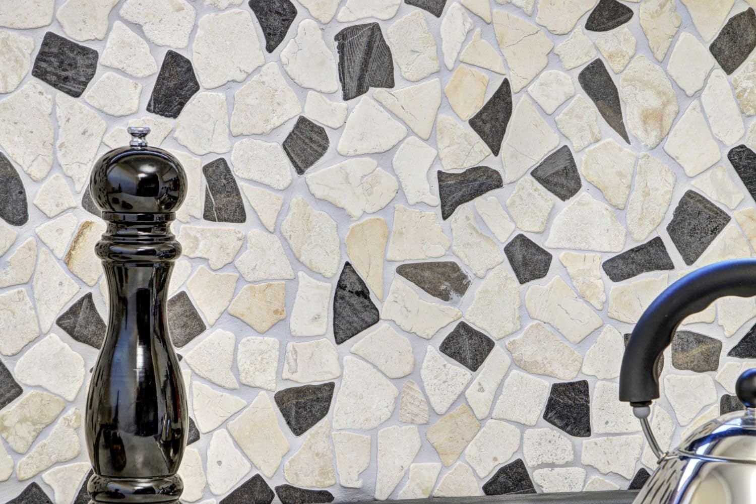 Marmor Mosaik Bruch „Biancone Java“ – Naturstein Mosaik In Bögen 305x305 Mm, Steinformat 15-69x8 Mm Marmor Mosaik Bruch „Biancone Java“ – Naturstein Mosaik In Bögen 305x305 Mm, Steinformat 15-69x8 Mm