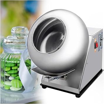 Automatic Coater Panning Machine for Chocolate Polishing and Tablet Coating - Electric Sugar Coating Machine,110V