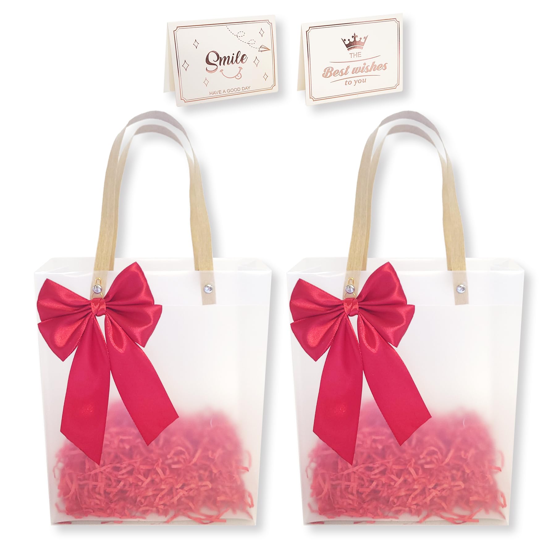 Plastic christmas tote bags Clearance
