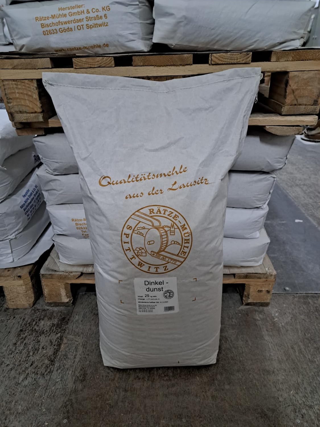 Dinkeldunst 25kg in bester Qualität aus der Rätze-Mühle