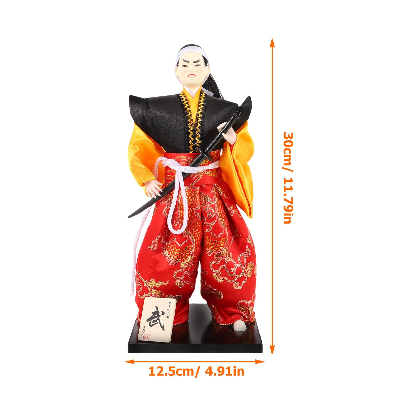 Amazon.com: Toyvian Japanese Samurai Doll Figurine Samurai Figure