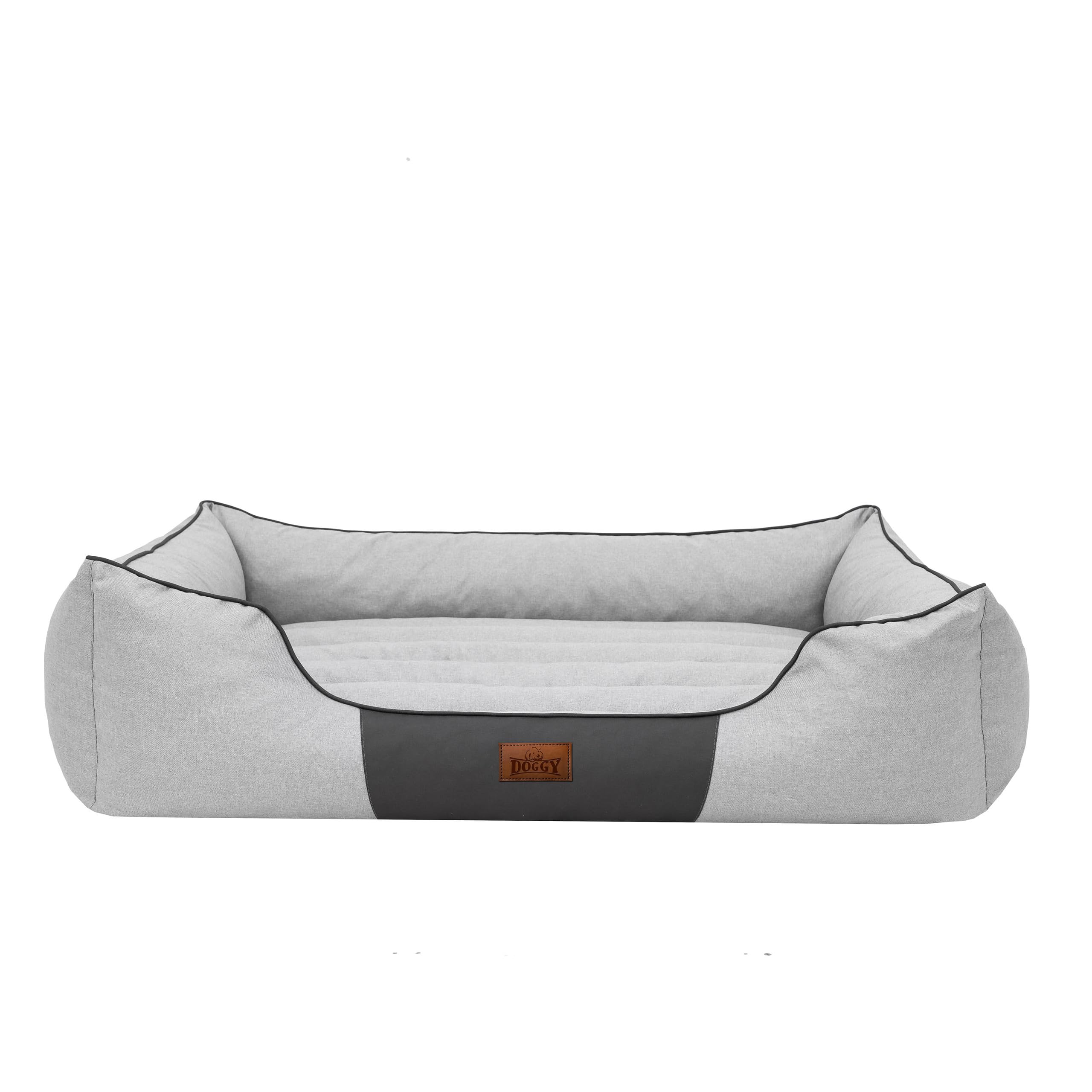 Cuccia per animali domestici, cuscino per cani, lettino, cuscino per cani, letto per cani, letto per cani, letto per animali, materasso XL – 85 x 65 cm, cenere ecologica