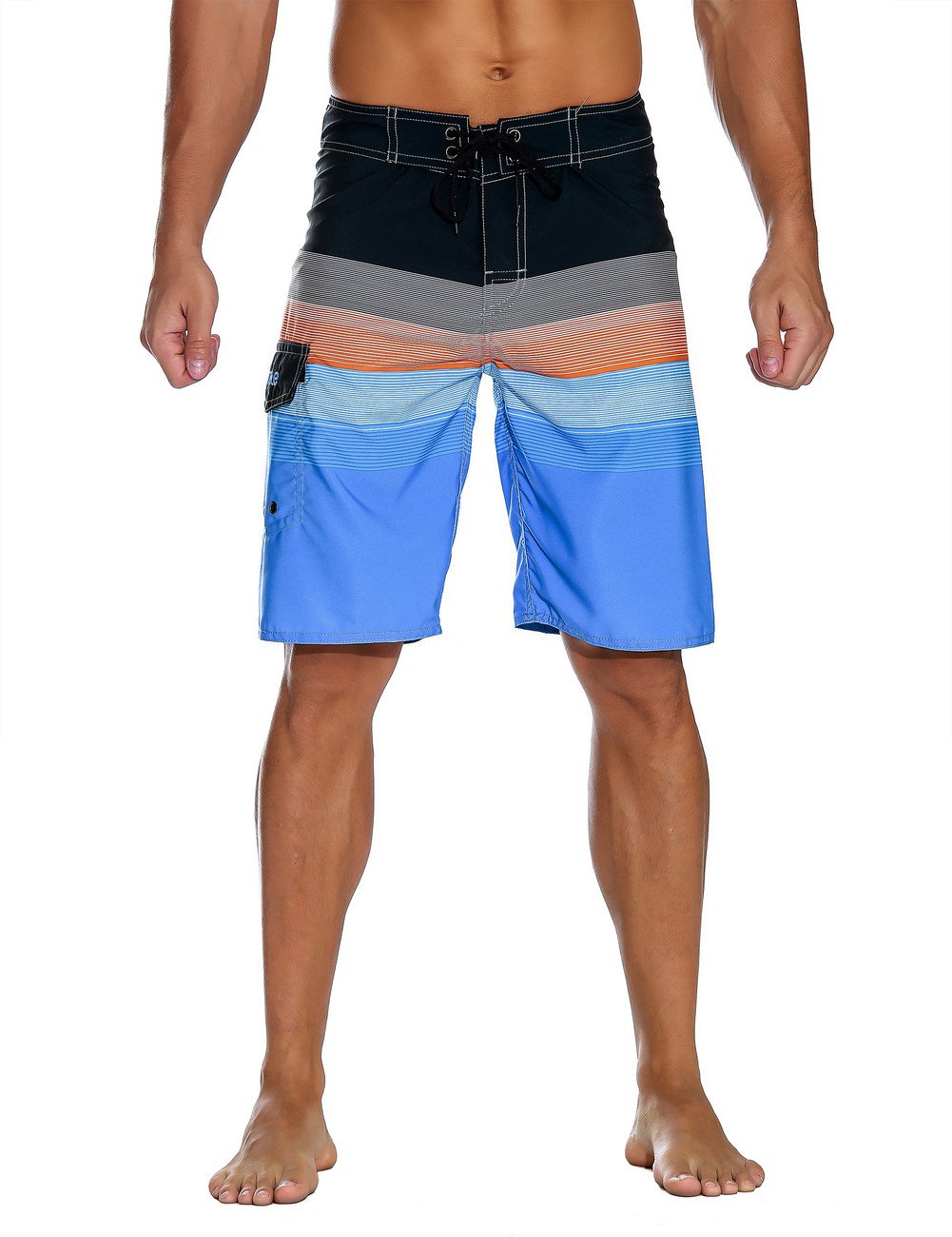 Nonwe Mens Sportwear Quick Dry Board Shorts With Lining