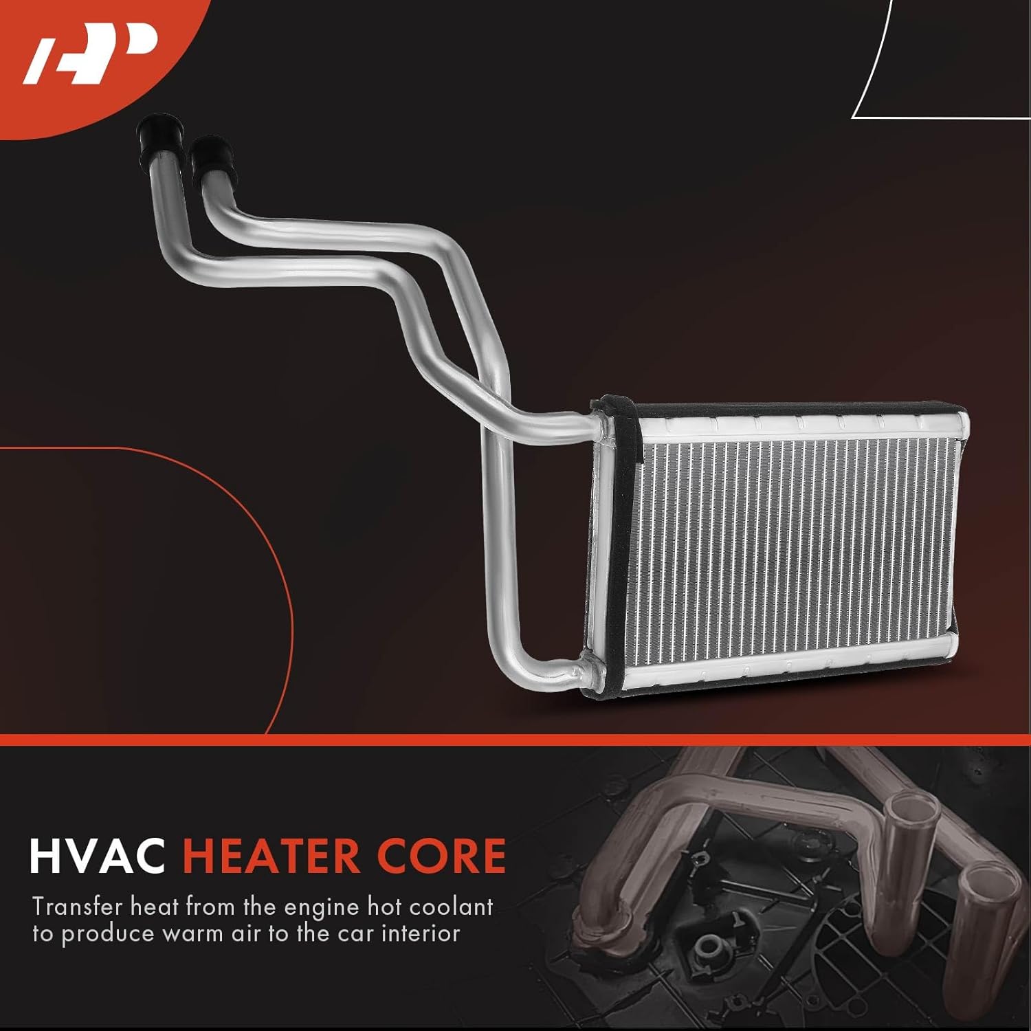 A-Premium HVAC Heater Core Compatible with Genesis G80 2017-2022 & Hyundai Genesis 2015-2016, Replace# 97138-B1000, 97138B1000