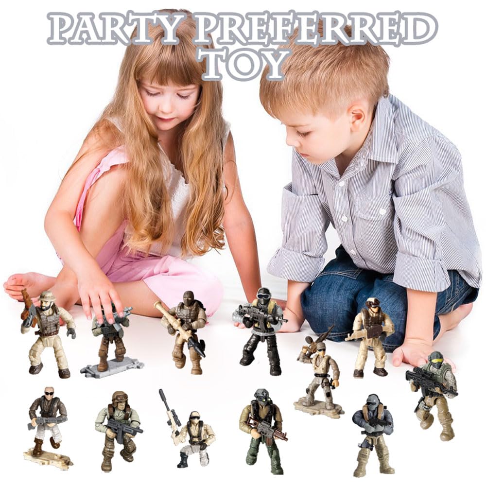 Amazon.co.jp: Naniutoy 特殊部隊 ミニ ミリタリー アクション
