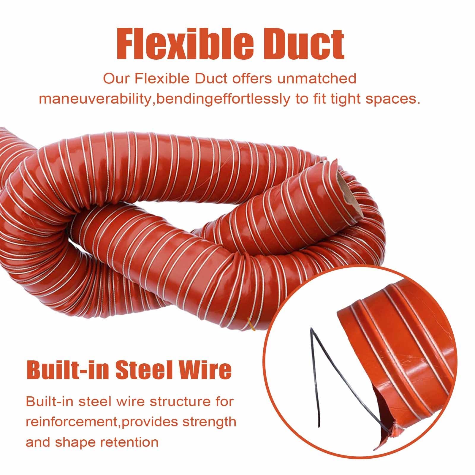 Tubo flessibile automobilistico della condotta dell'aria, condotta flessibile di raffreddamento del freno del silicone per il sistema dell'aria