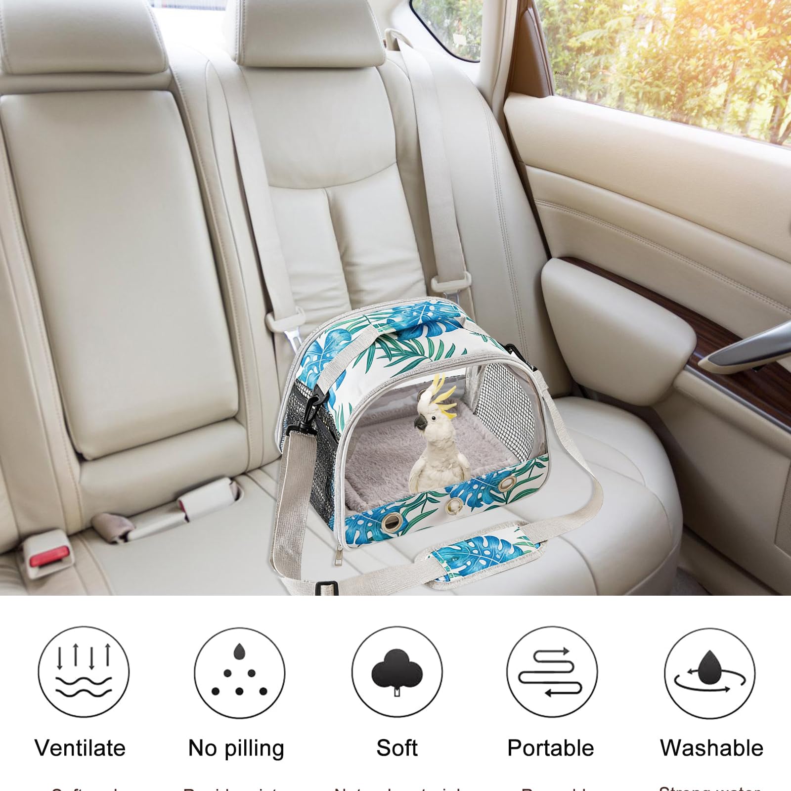 Petit sac de transport pour animal de compagnie avec coussin, sac de transport pour petit animal, boîte de transport pour chat avec ouverture latérale, sac de transport pour cochon d'Inde, boîte de
