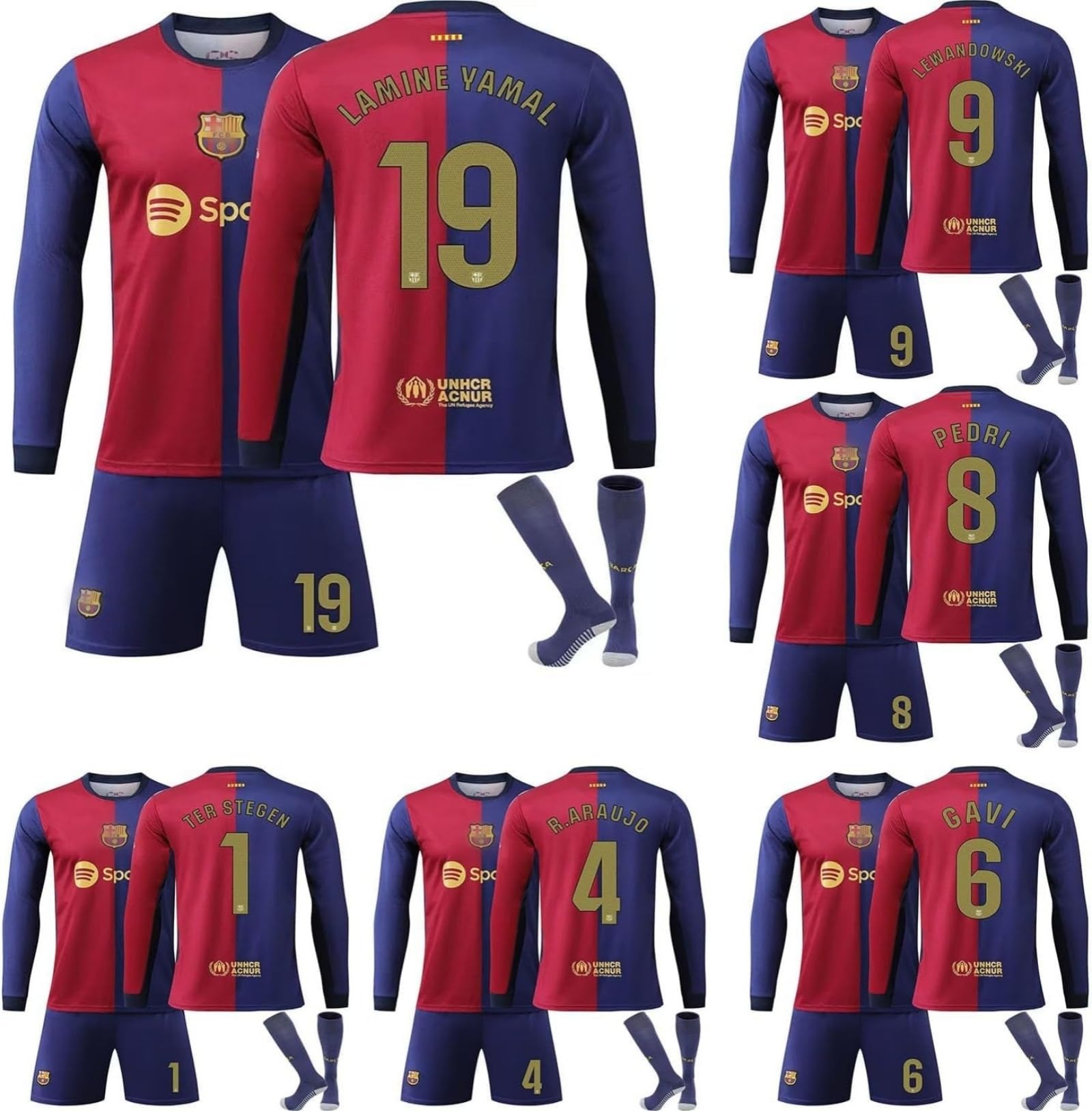 Amazon.co.jp: [RWRAPS] 2425年 バルセロナ ユニフォーム レプリカ