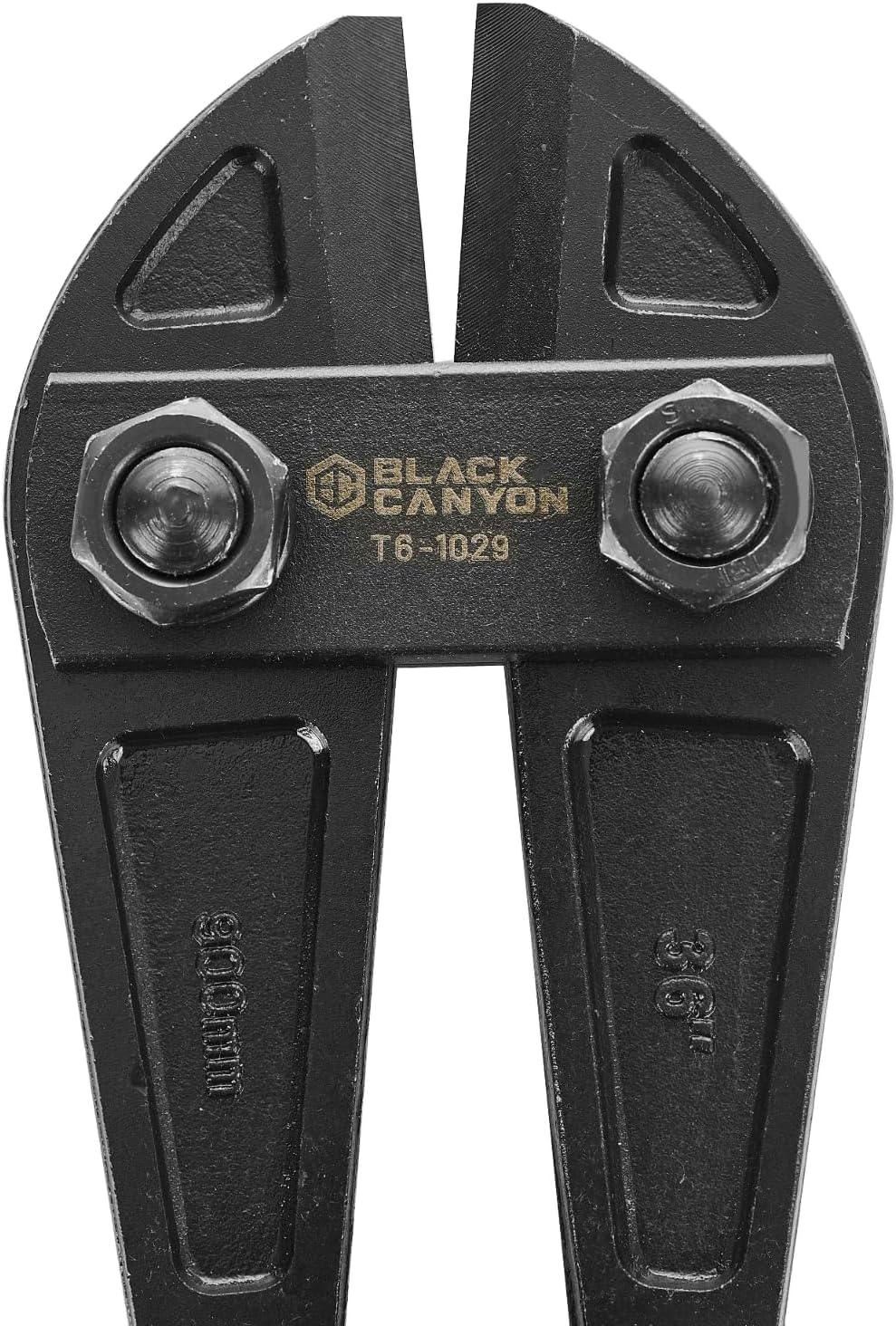 BLACK CANYON 36" Heavy Duty Bolt Cutter, High Hardness Cr-Mn Steel Blades, Long Handle Power Cutter for Chains, Padlocks, Bolts & Metal