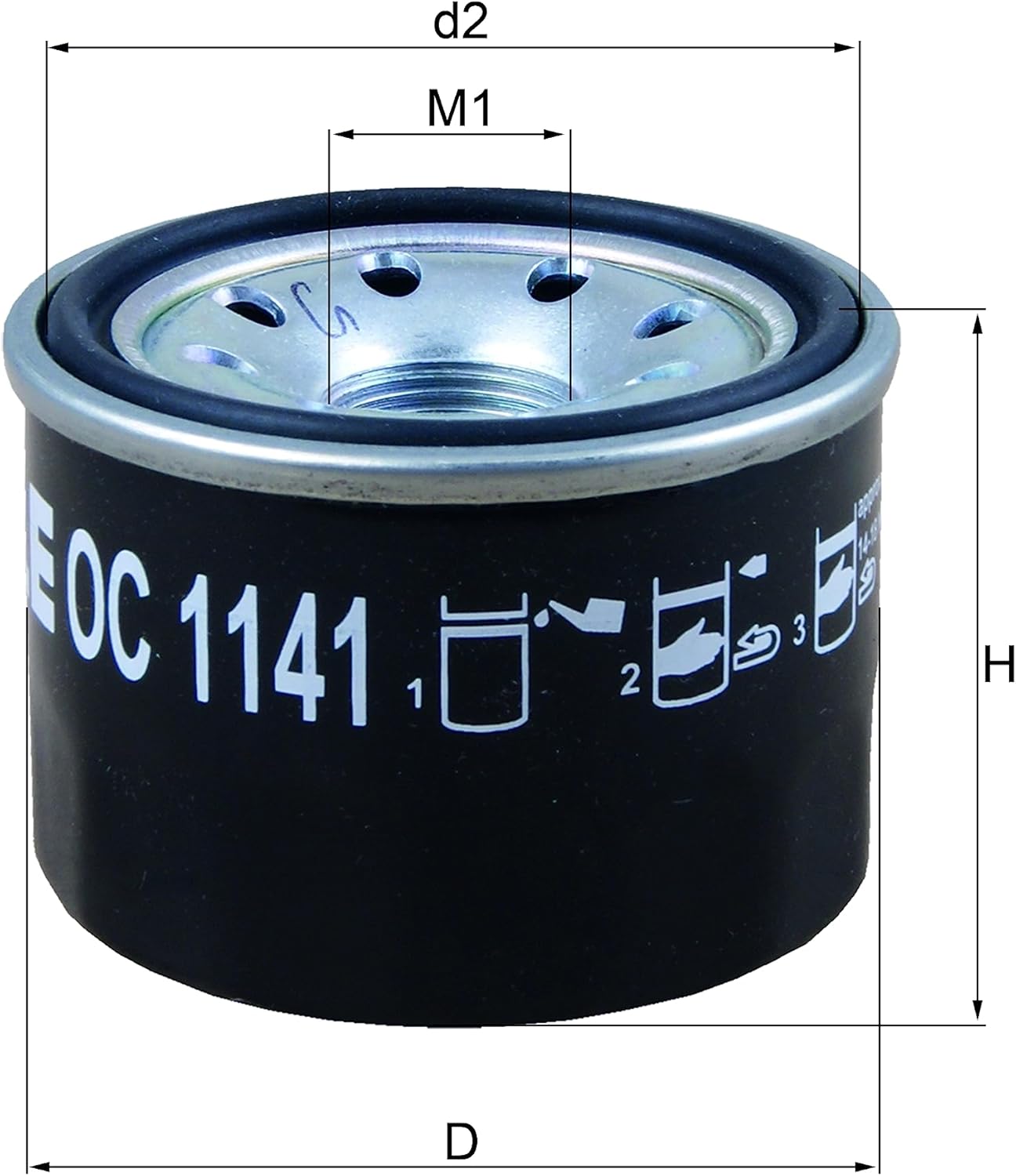 MAHLE OC 1141 Engine Oil Filter
