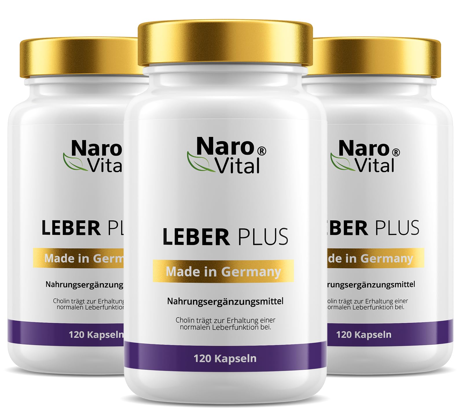 3er Sparpaket Leber Kur Mariendistel Kapseln hochdosiert - 80% Silymarin, Artischocke, Löwenzahn, Curcuma, Desmodium und Cholin für die Leber Testsieger - 8-Fach Komplex ((3er Pack) 360 Kapseln)