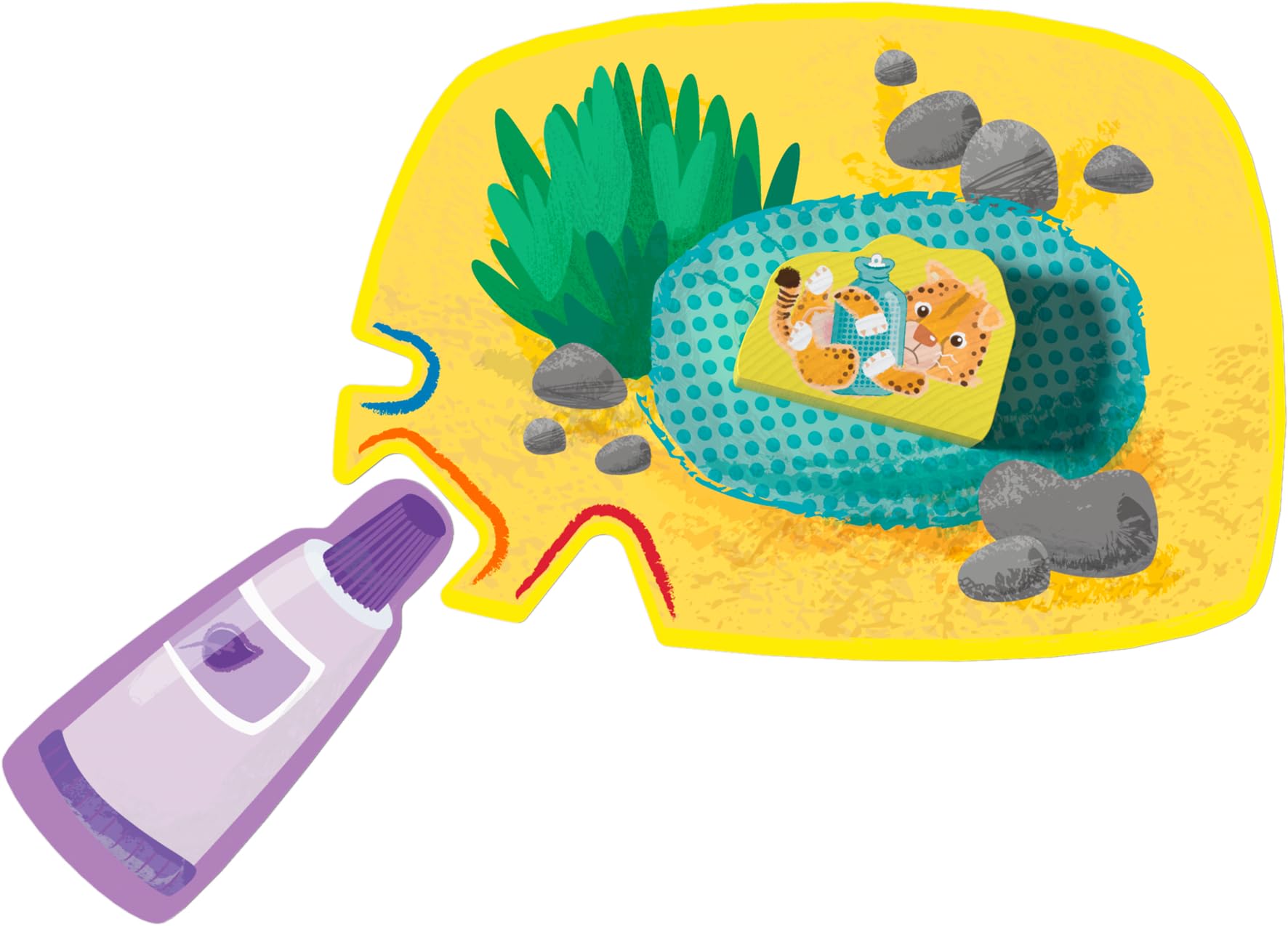 HABA 2011719004 - Mis Primeros Juegos - Hospital Animal, Juego Infantil de Mesa cooperativo y de asignación. Más 2 años