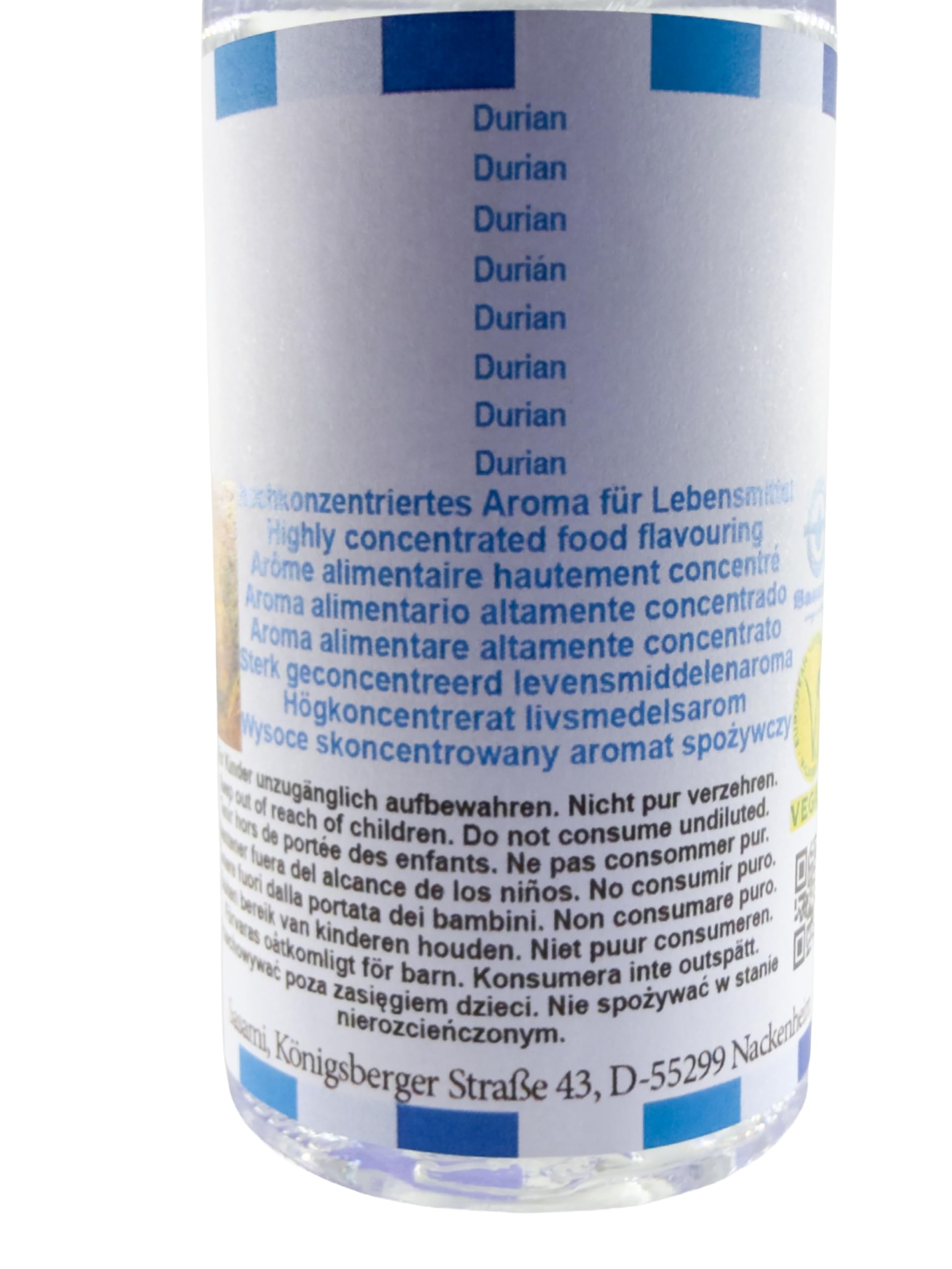 Durian aromat koncentrat – Wegański – Sasami – 100ml