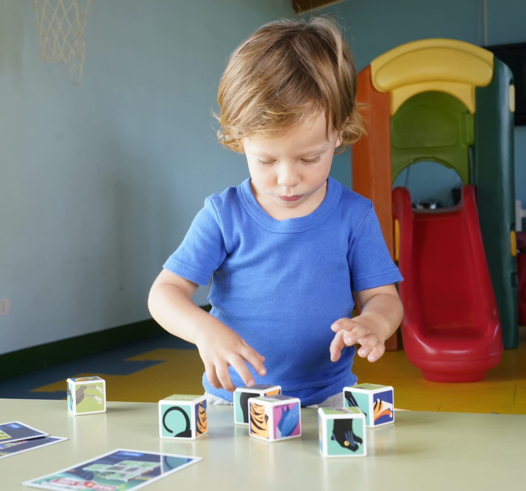 Geomag - Magicube Jungle animals - 6 cubi - Gioco di Costruzione con Cubetti Magnetici