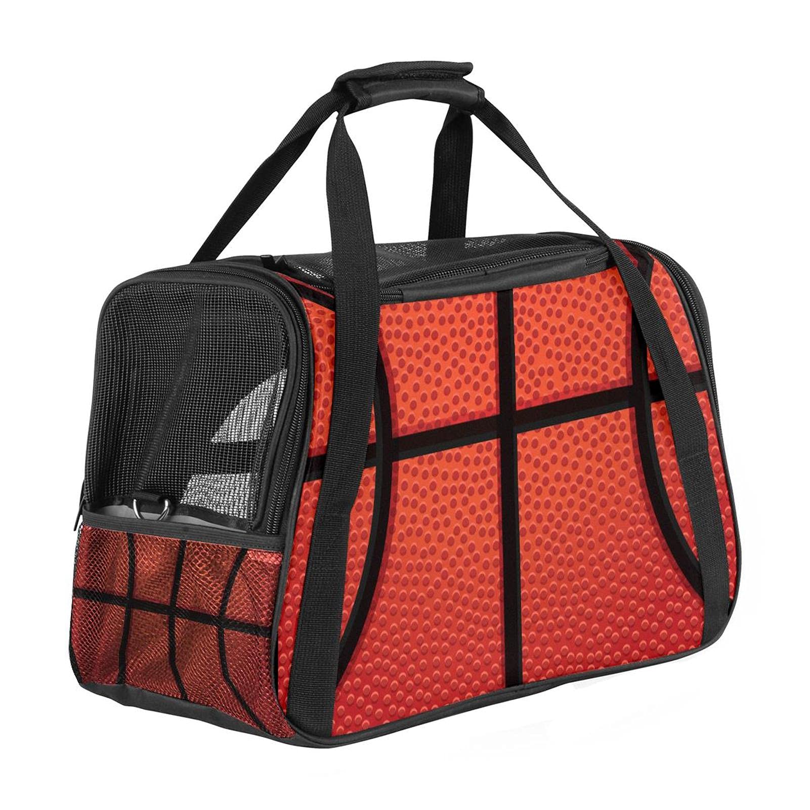 Sac de transport portable chat chien lapin approuvé avion orange