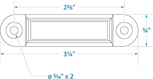 Miniatura 4 de Seachoice - Juego de 2 enchufes para cubierta de barco, cromado