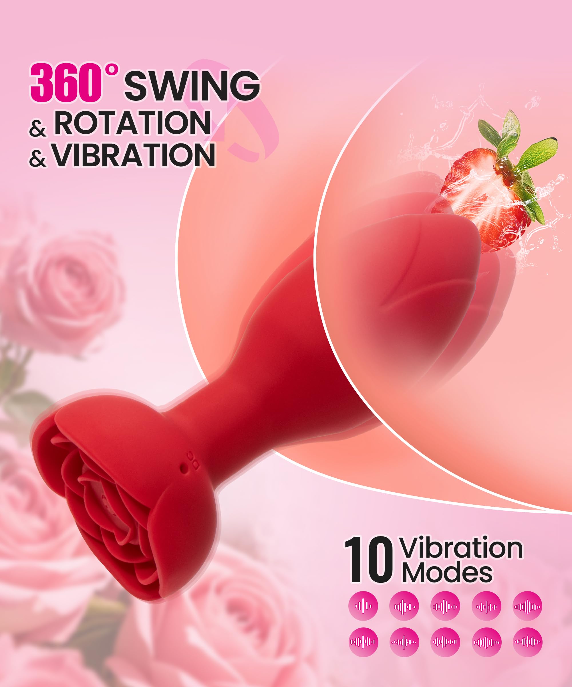 Amazon.com: Rose Anal Plug Vibrator Adult Sex Toys Prostate Massager with Remote Control 10 Modes 360 Swing Rotation Vibration for Men Women Male Female Couple Quiet Pleasure Stimulation : Health & Household Amazon.com: Rose Anal Plug Vibrator Adult Sex Toys Prostate Massager with Remote Control 10 Modes 360 Swing Rotation Vibration for Men Women Male Female Couple Quiet Pleasure Stimulation : Health & Household