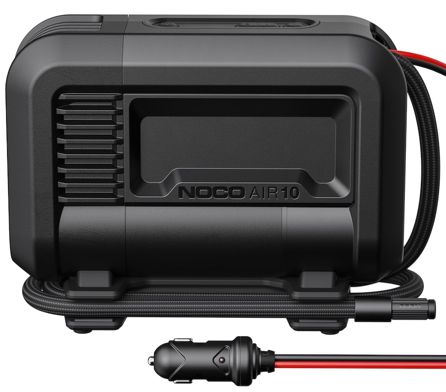 NOCO AIR10: Inflator do opon 10 A – przenośny kompresor powietrza 12 V – przepływ 36 SLPM, napompuje od 0 do 40 PSI w 3,8 min., cyfrowy manometr i automatyczne wyłączanie