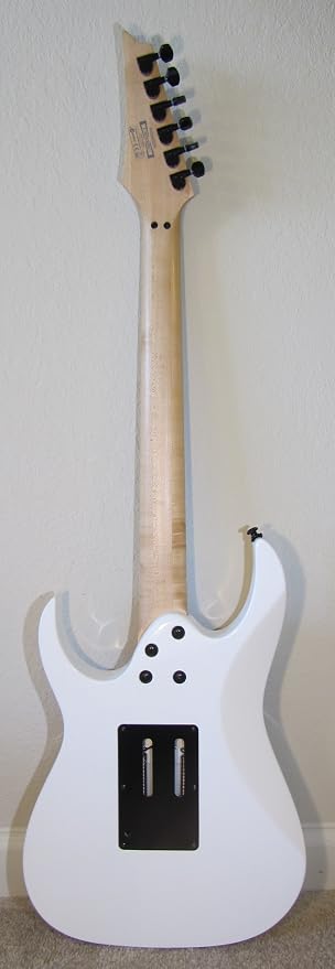 Amazon.com: Ibanez RG trémolo rg350dx – Guitarra eléctrica, color blanco :  Instrumentos Musicales