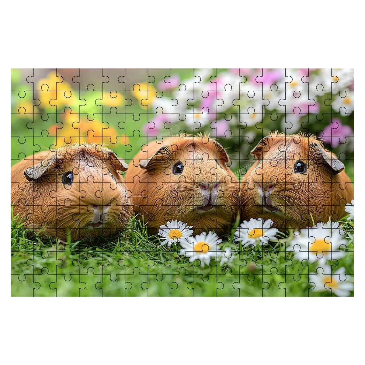 Puzzle 3000 elementów zwierząt, puzzle kwiatowe dla dorosłych, klasyczne puzzle gry edukacyjne do aktywności rodzinnej, najwyższej jakości drewniane puzzle z pudełkiem na prezent dla mężczyzn i kobiet