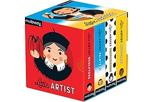 Little Artist Board Book Set: Nurture Your Child's Creativity with 10 Engaging Books
