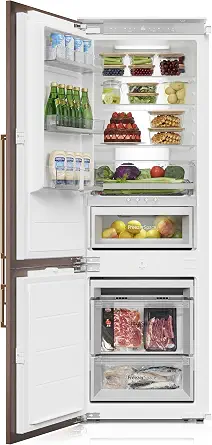 Ca'Lefort 9.72 cu.ft Built-In Panel Ready Refrigerator with Freezer, -11~46°F, 3-Zone Temperature Control