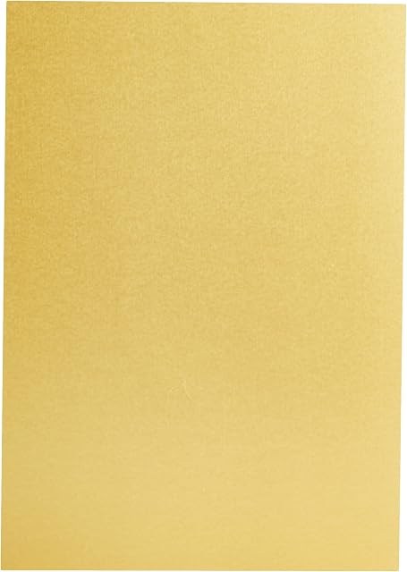Centura Metallic Single Colour 10 Sheet Pack-Solar, Cardstock, Soalr Gold, 34.4 x 22.5 x 0.5 cm