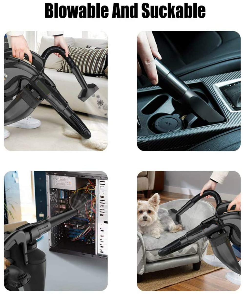 Soplador De Hojas De 1000 W, Soplador De Polvo Mini Soplador De Aire, Con Una Sola Mano, Peso Ligero, Control De Velocidad Variable, Se Puede Utilizar Como Aspiradora, Pequeño Soplador Industrial Domé