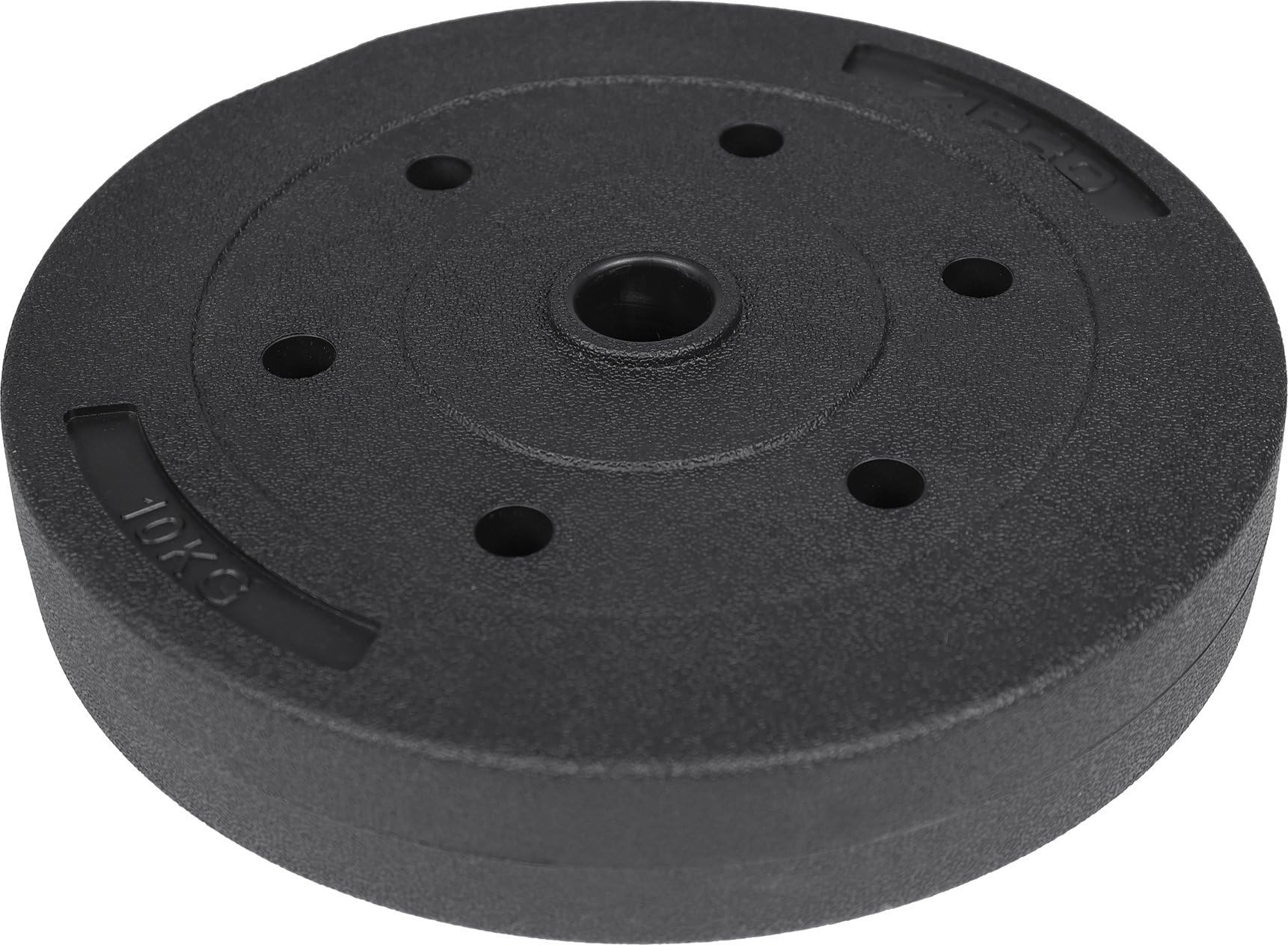 ZIPRO Ciężarki do hantli 10 kg bitumiczne ciężarki 31 mm hantle obciążniki do hantli