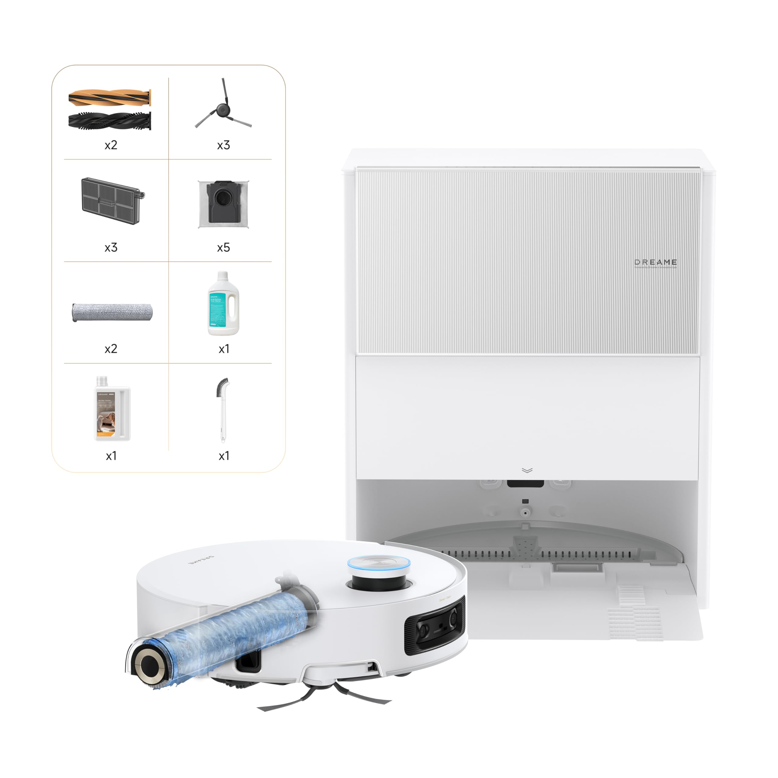 Photo 1 of ***FACTORY SEALED - OPENED FOR INPSECTION***dreame Aqua10 Ultra Roller Complete Robot Vacuum and Mop, AquaRoll Mopping