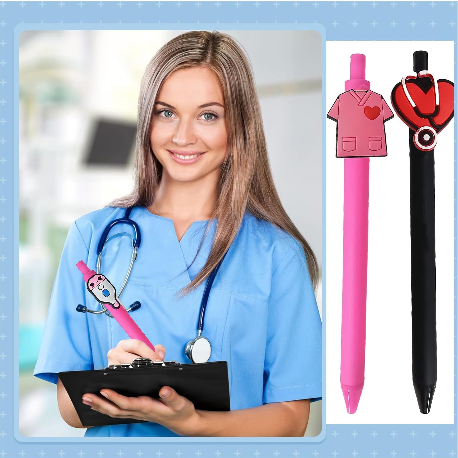 Enfermera Con Estilo Regalos Productos Enfermeria Juego De 12 Bolígrafos Retráctiles Para Enfermeras | Meses Sin Interés Regalo Para Enfermera Regalos Para Medicos