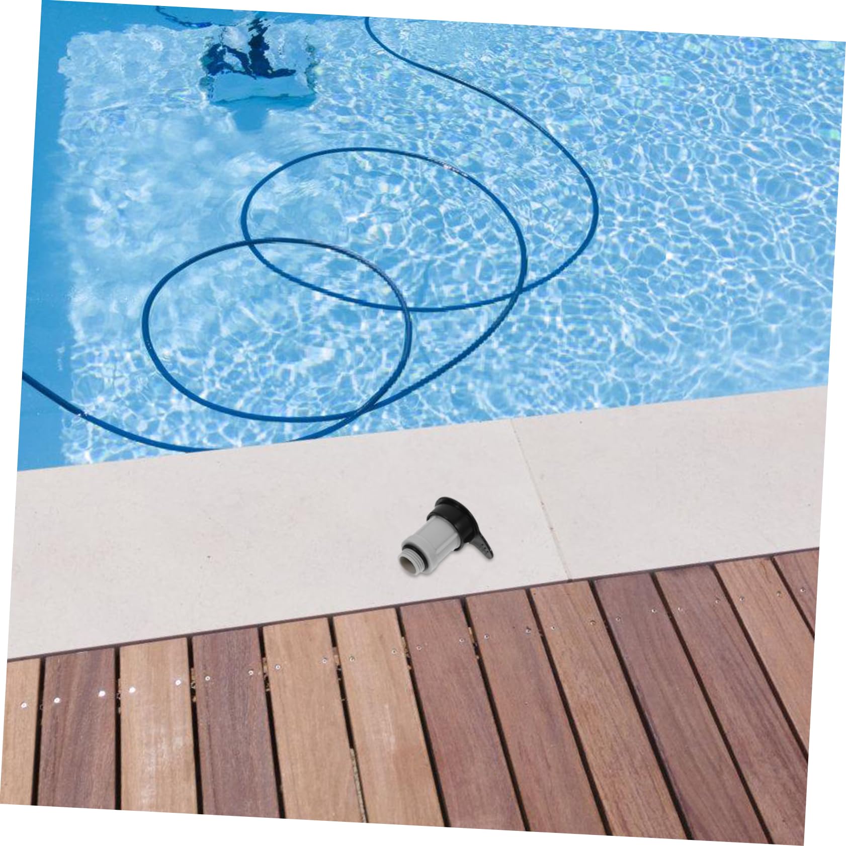 BESPORTBLE 2piezas Válvula De Aire Adaptadora para Entrada De Piscina Elevada Compatible De Instalar Tapa Drenaje y Rendimiento