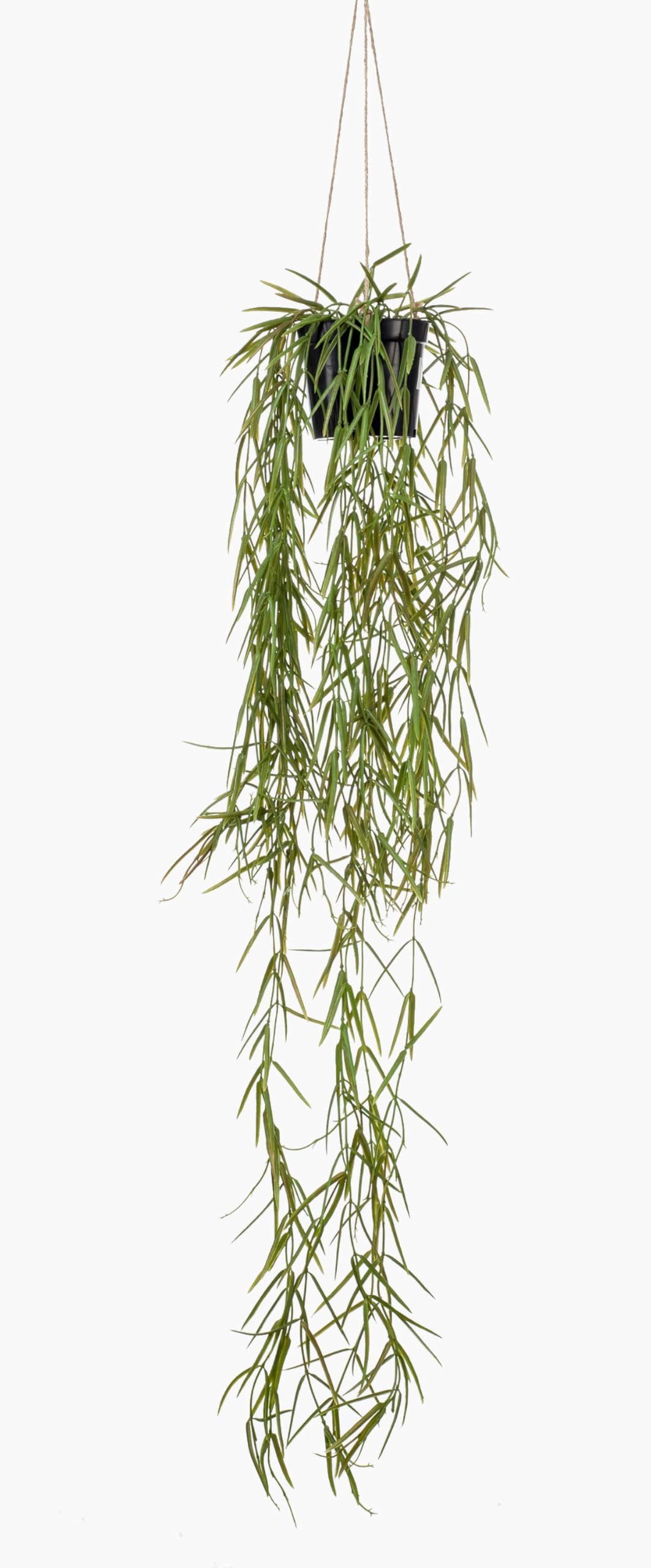 artplants.de Panier Artificielle Suspendu, Vert, 80cm