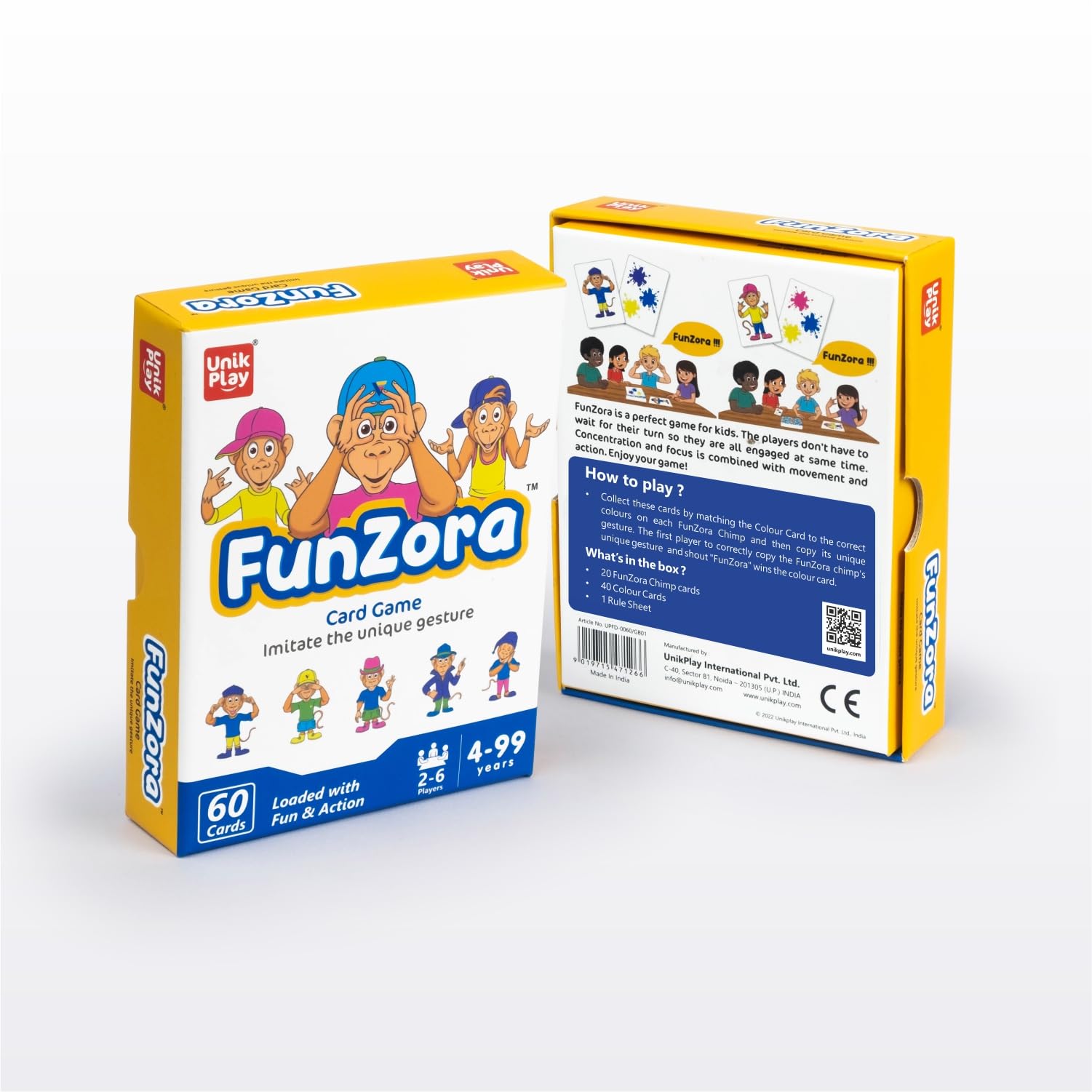 UnikPlay Educational Game FunZora Card Game for Kids and Girls Ages 4 and up | Easy to Learn Playing Card Games for Family Fun | Brain Games (B09VDC793D) Amazon Price History, Amazon Price Tracker
