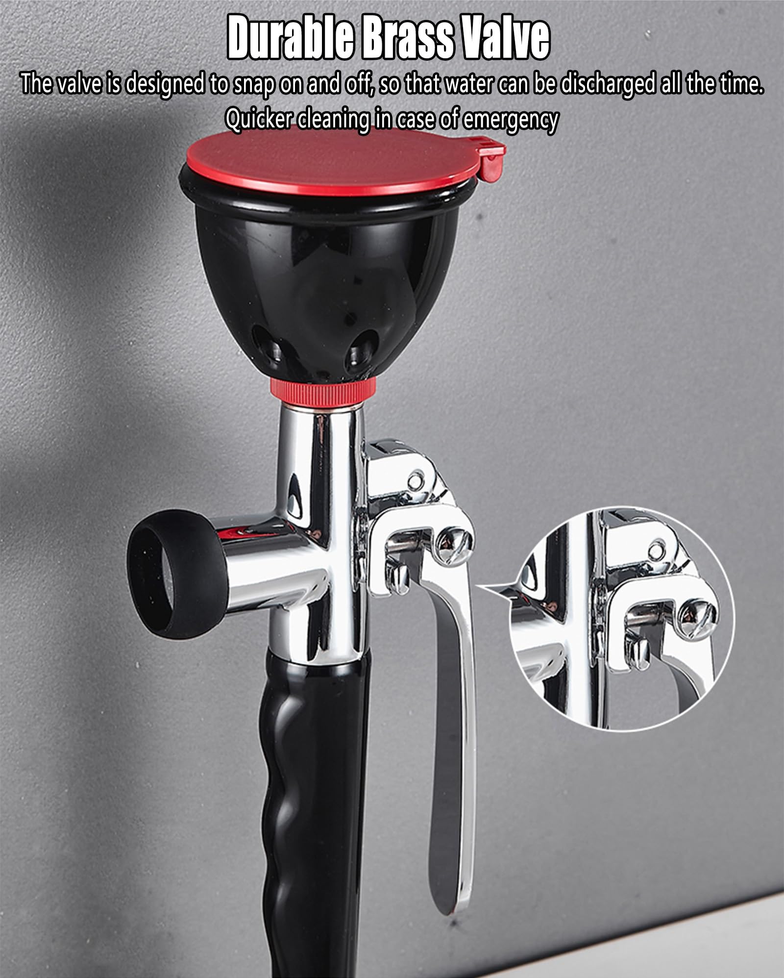 Estación de Lavado de Ojos de Emergencia, lavaojos portátil Multifuncional, Accesorio de Lavabo móvil para Lavado de Ojos montado en el Grifo con señal de irrigación de Ojos (Puerto Doble)