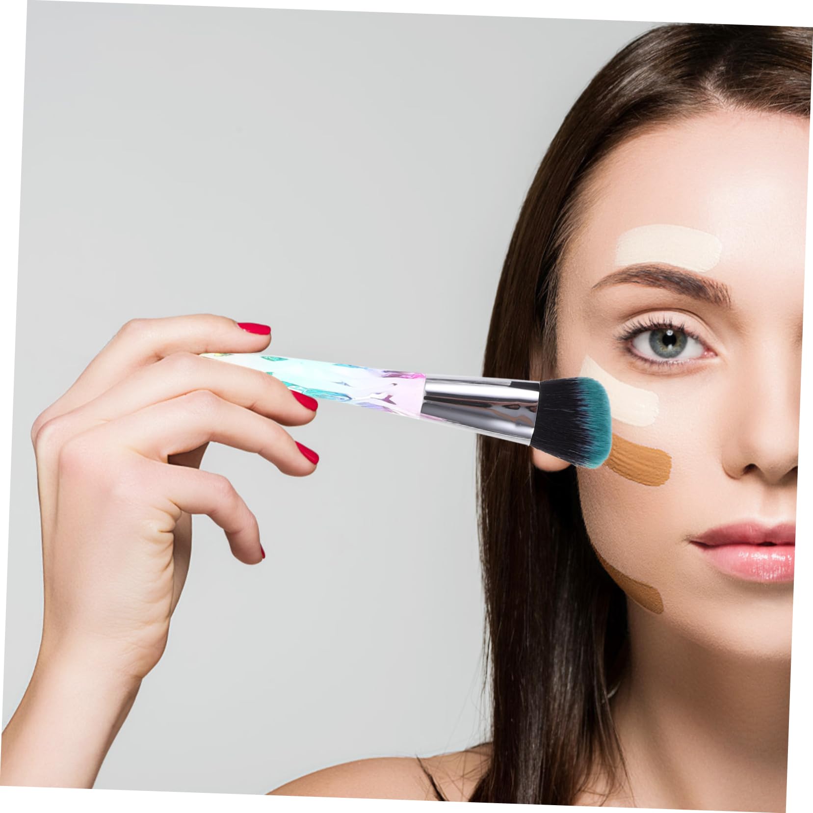FOMIYES Set Di 20 Pennelli Per Il Trucco Pennelli Per Il Trucco Fondotinta Ombretti Set Di Cosmetici in Fibra Morbida Per