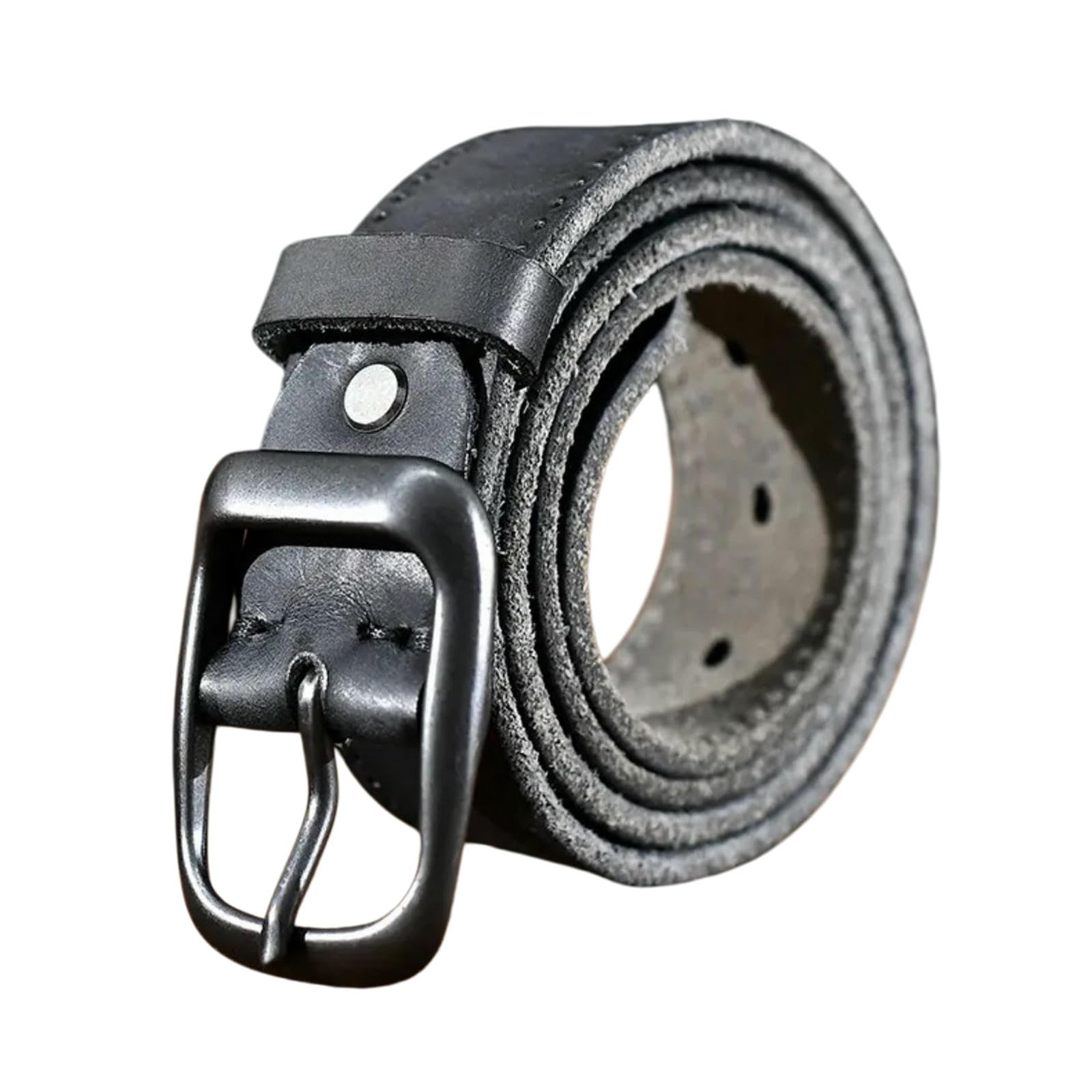 Taktische Gürtel Herren Herren-jeansriemen Mit Retro-Schnalle, Vielseitig, Lässig-schwarz-110cm