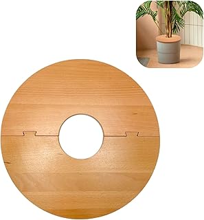 13.7 Inch Plant Pot Grid from Animals, Wooden Plant Pot Cover, Indoor Pl...