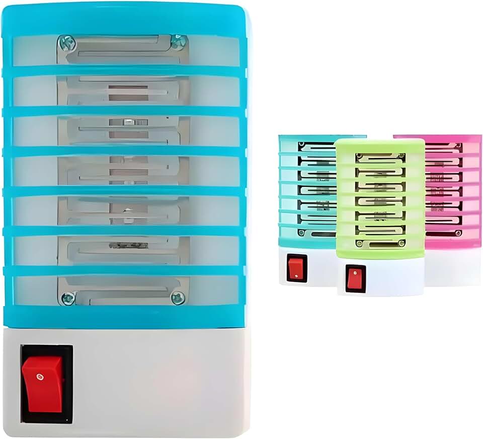 Repelente Eletrônico de Tomada Luminária Armadilha Elétrica Espanta Mosquito, Moscas, Pernilongos e Para Insetos Com Lâmpada Bivolt