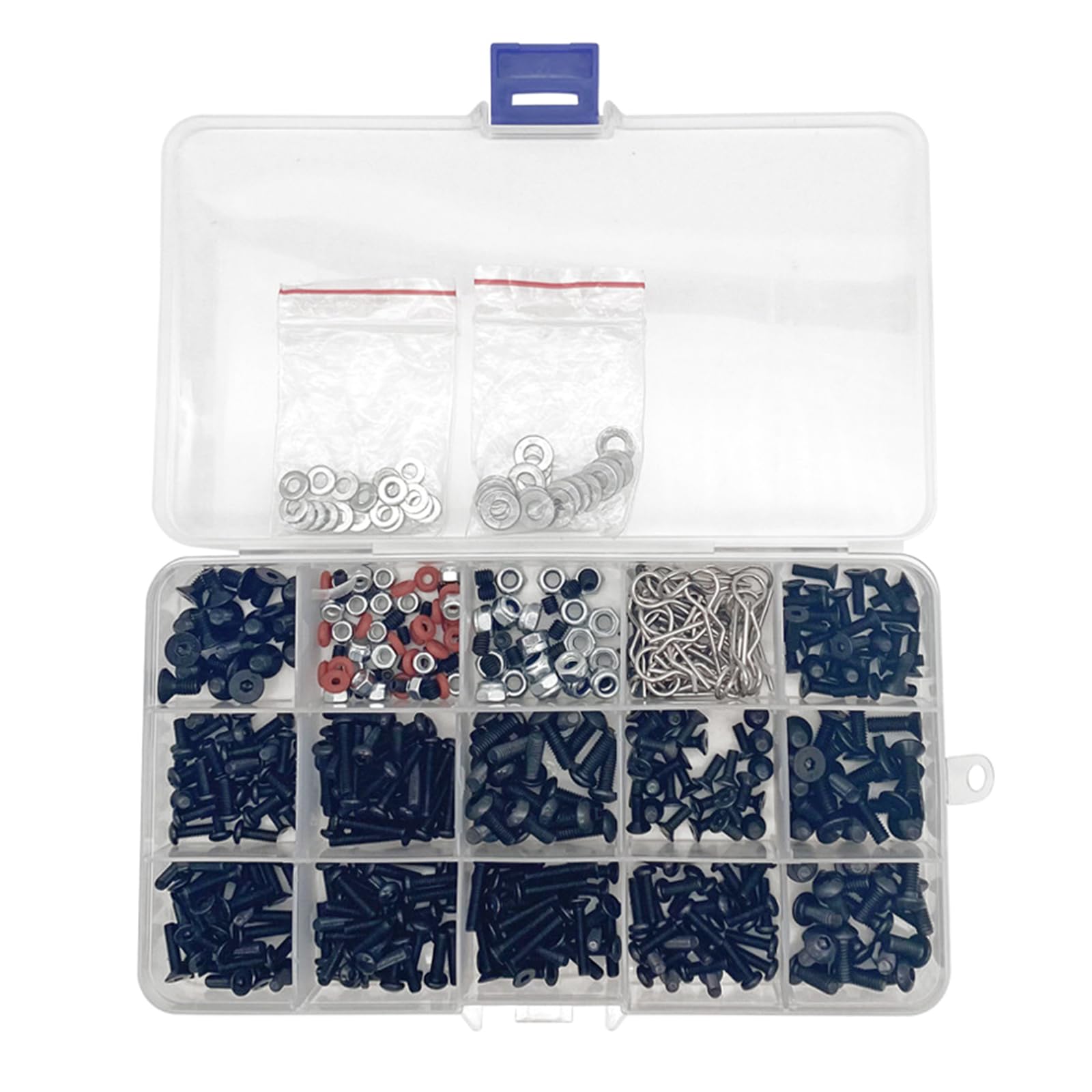 Organized Remote Car Screw Set 520pcs Assorted Fasteners Metal Screw Assortment Simple Install Assortment Set Car