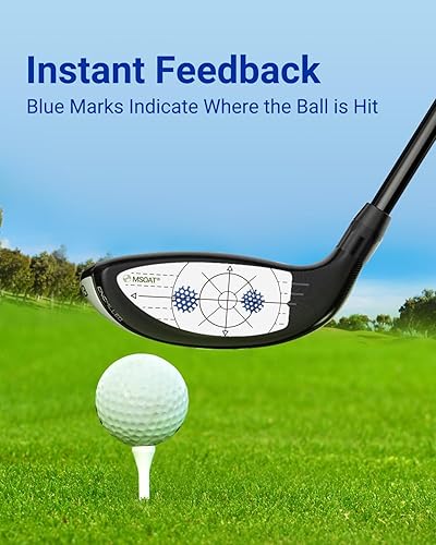Miniatura 3 de MSOAT Juego de cinta de impacto de golf, 150 unidades, calcomanía de impacto para palos de golf para UTFWhíbrido, maderas, hierros cada 50 piezas,