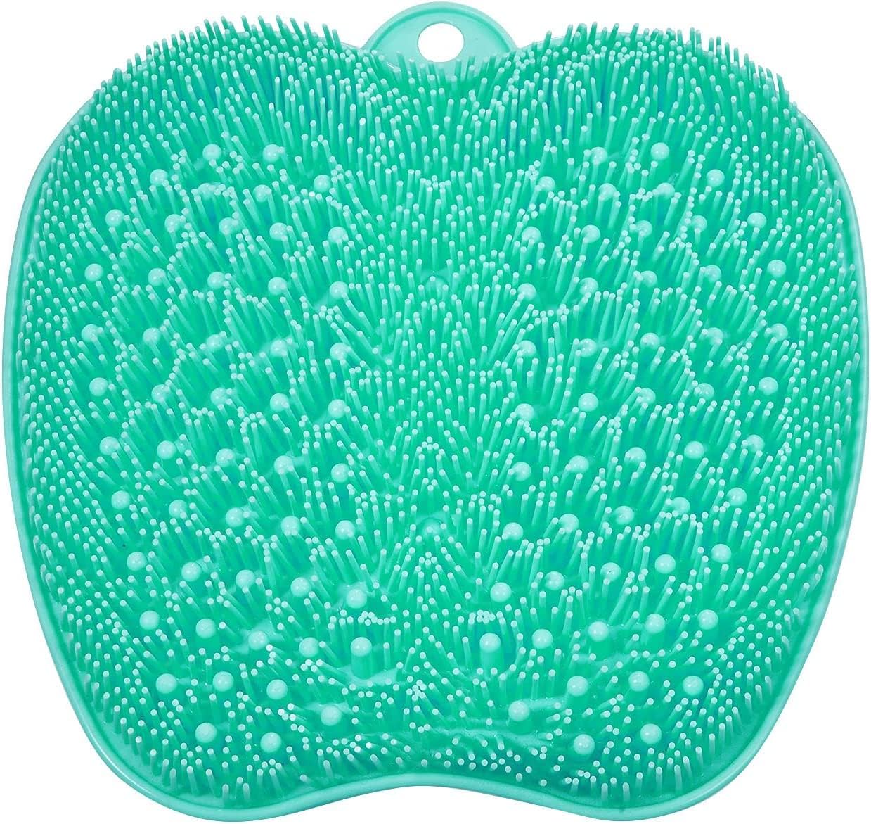 Silicone Bath Massage Scrubber Soft Body Exfoliating Shower Brush Dual-Sided Body & Foot Cleaning Massage Mat Deep Cleansing Skin Exfoliator & Bath Spa Scrubber Reusable Bathroom Cleaning Pad-image-22