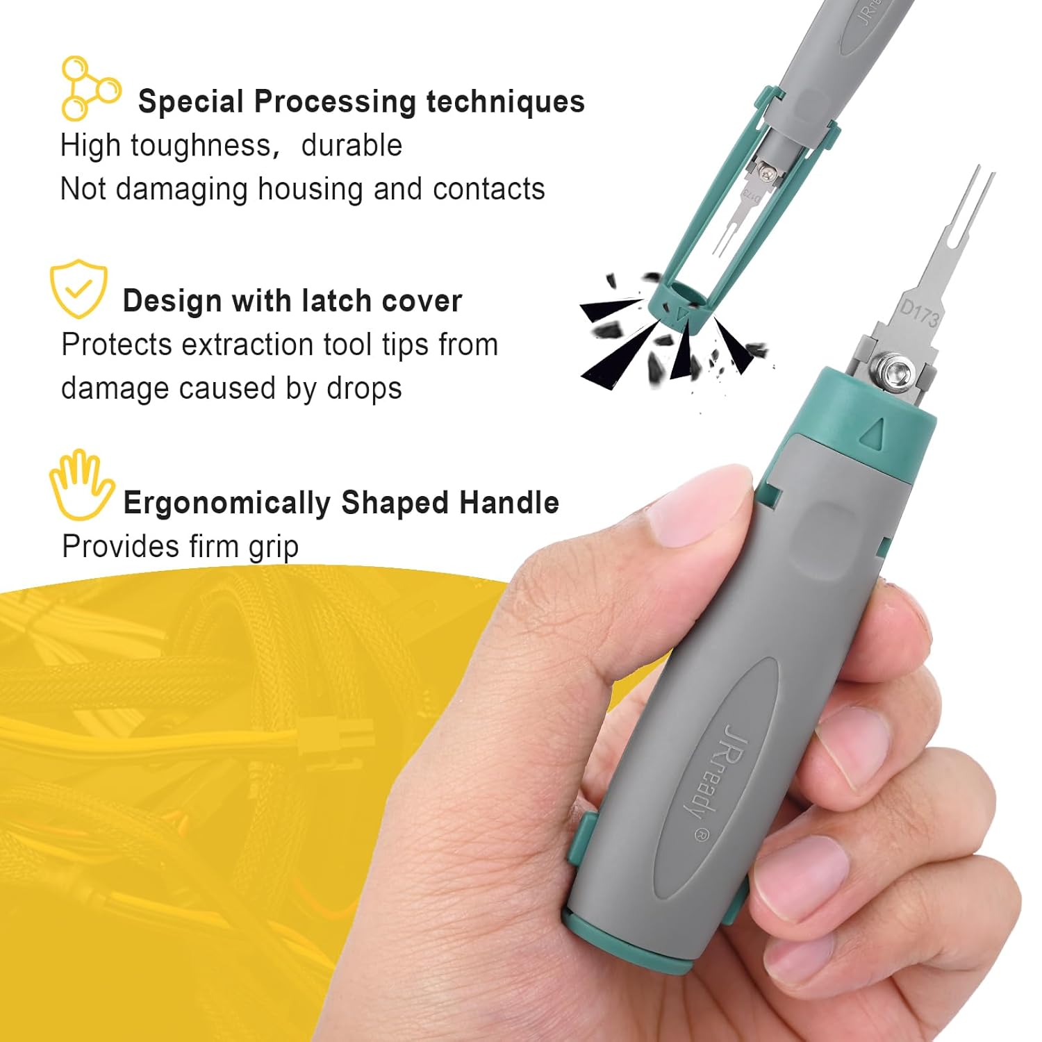JRready 3.0/4.2mm Pitch Two Types 2 4 6 8 Circuits Male & Female Receptacle Plug Connector Kit with Crimp Tool,Compatible with Molex Micro-Fit 3.0 and Mini-Fit Jr Connector,Free Hanging,ST6492