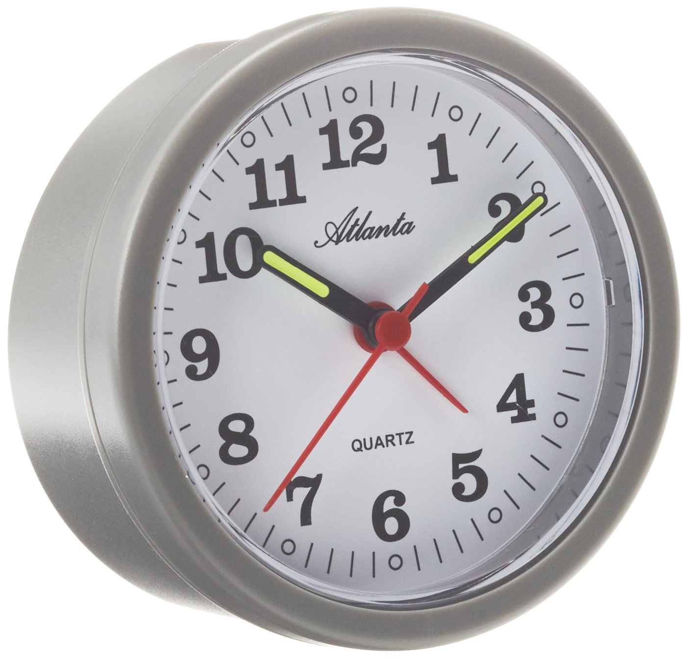 Atlanta Alarm Clock Analogue 056–4 Grey, Grey