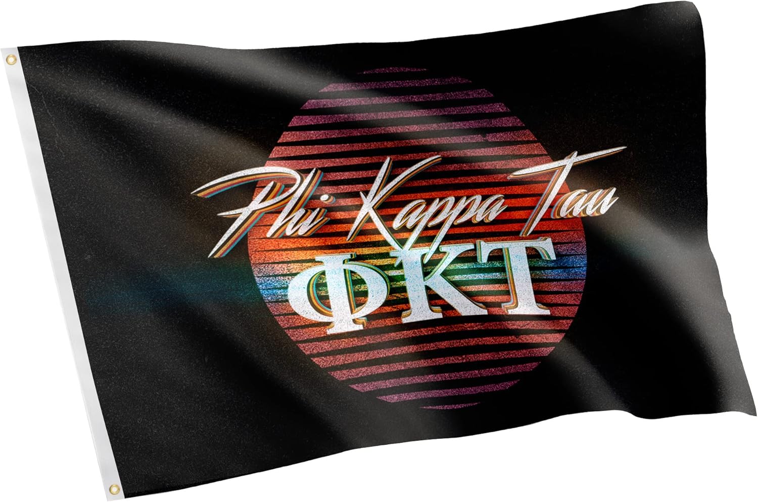 Desert Cactus Phi Kappa Tau Flag 80's Letter Fraternity Banner 3x5 feet Sign Decor Phi Tau (Flag - 80’s)
