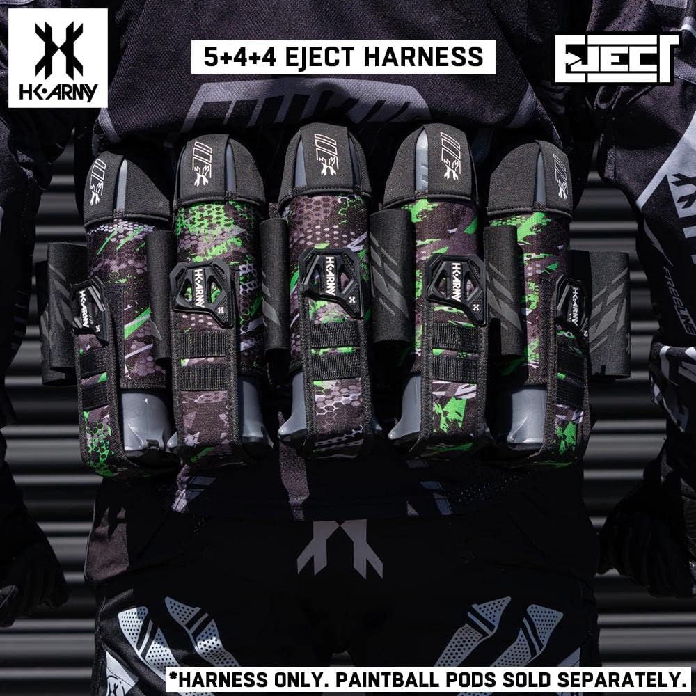 HK Army 5+4 Eject Paintball Harness Pod Pack - Electric